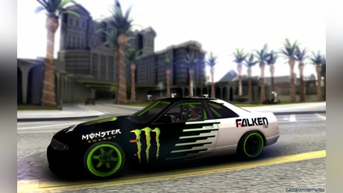 Nisssan Skyline R33 Drift Monster Energy Falken / GTA San Andreas