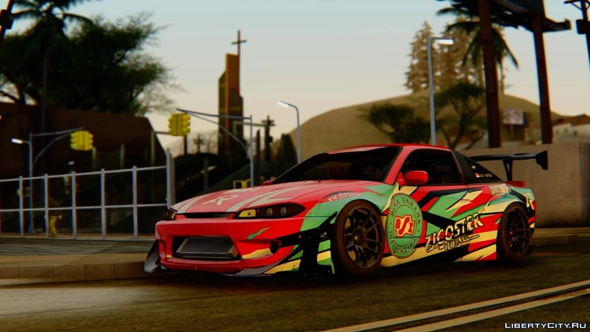 Nissan Silvia S15 Rocket Bunny BSI Drift Team / GTA San Andreas