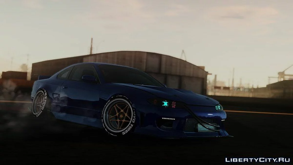 Nissan Silvia S15 Cyberpunk / GTA San Andreas