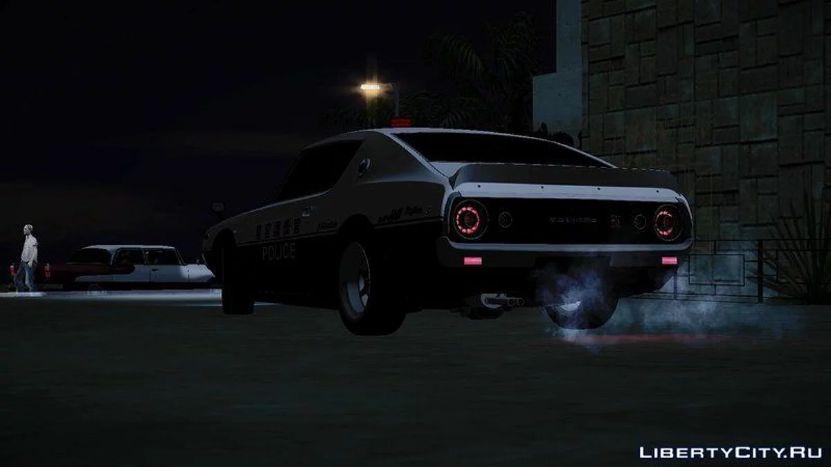 Nissan Skyline GTR KPGC110 - Полиция Японии / GTA San Andreas