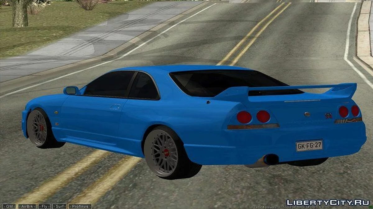 Nissan Skyline GTR R33 / GTA San Andreas
