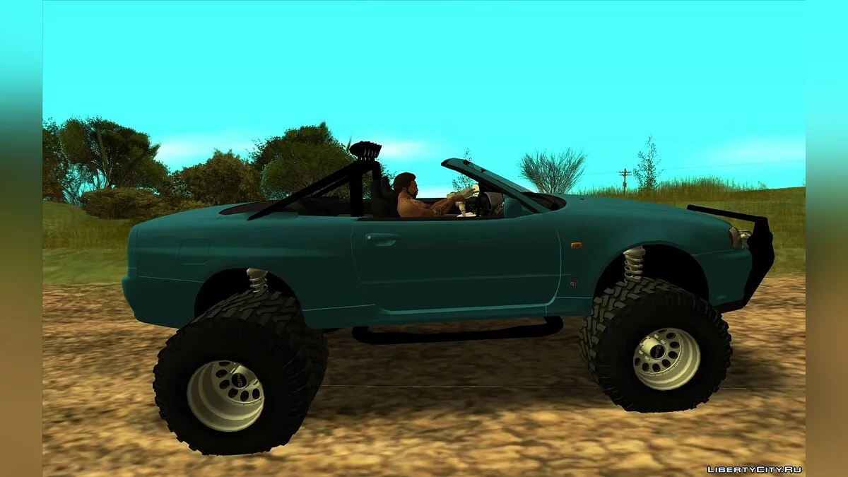 Nissan Skyline R34 Cabrio Off Road / GTA San Andreas