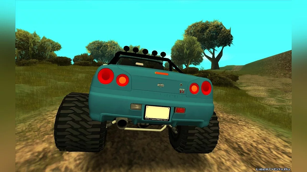 Nissan Skyline R34 Cabrio Off Road / GTA San Andreas