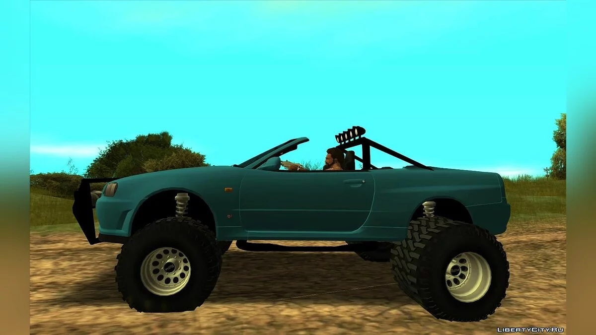 Nissan Skyline R34 Cabrio Off Road / GTA San Andreas