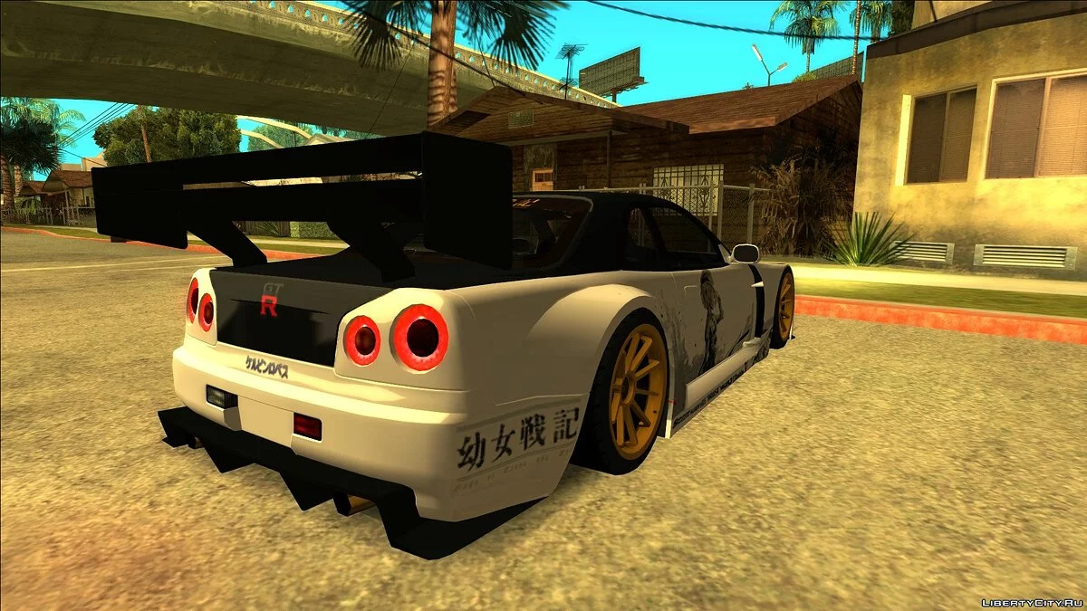 NISSAN SKYLINE GT-R Custom Youjo Senki / GTA San Andreas