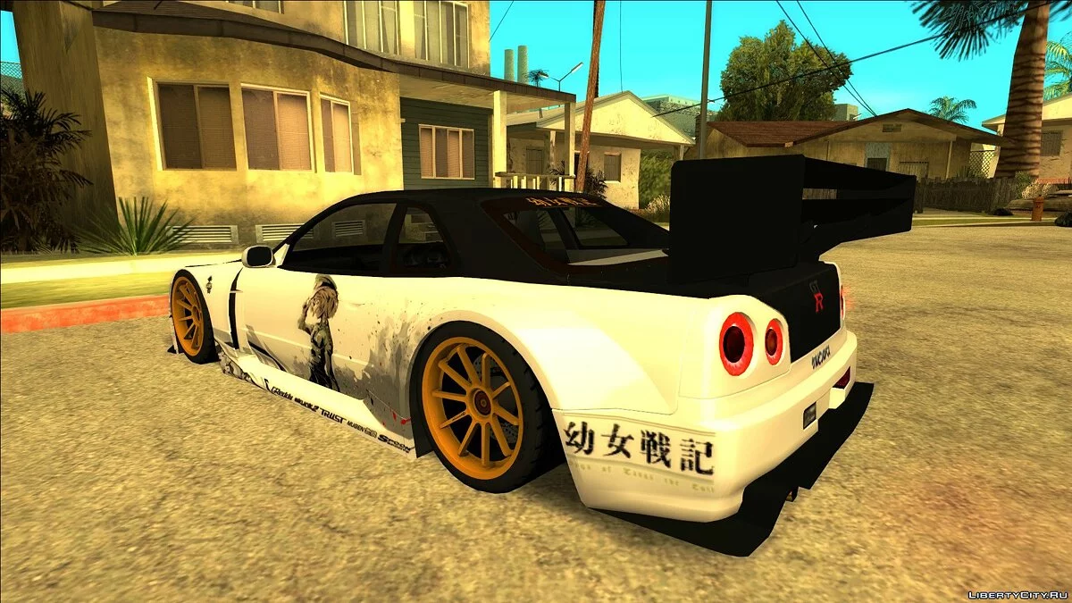 NISSAN SKYLINE GT-R Custom Youjo Senki / GTA San Andreas