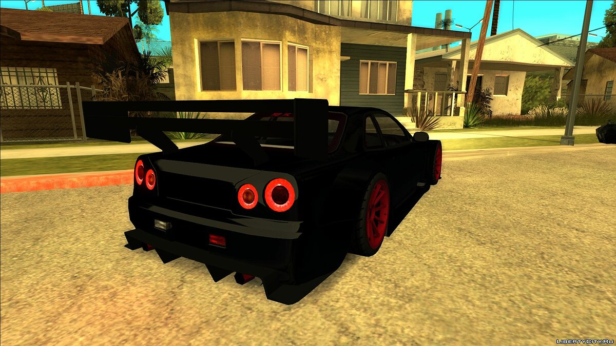 Скачать NISSAN SKYLINE GT-R Custom Youjo Senki для GTA San Andreas