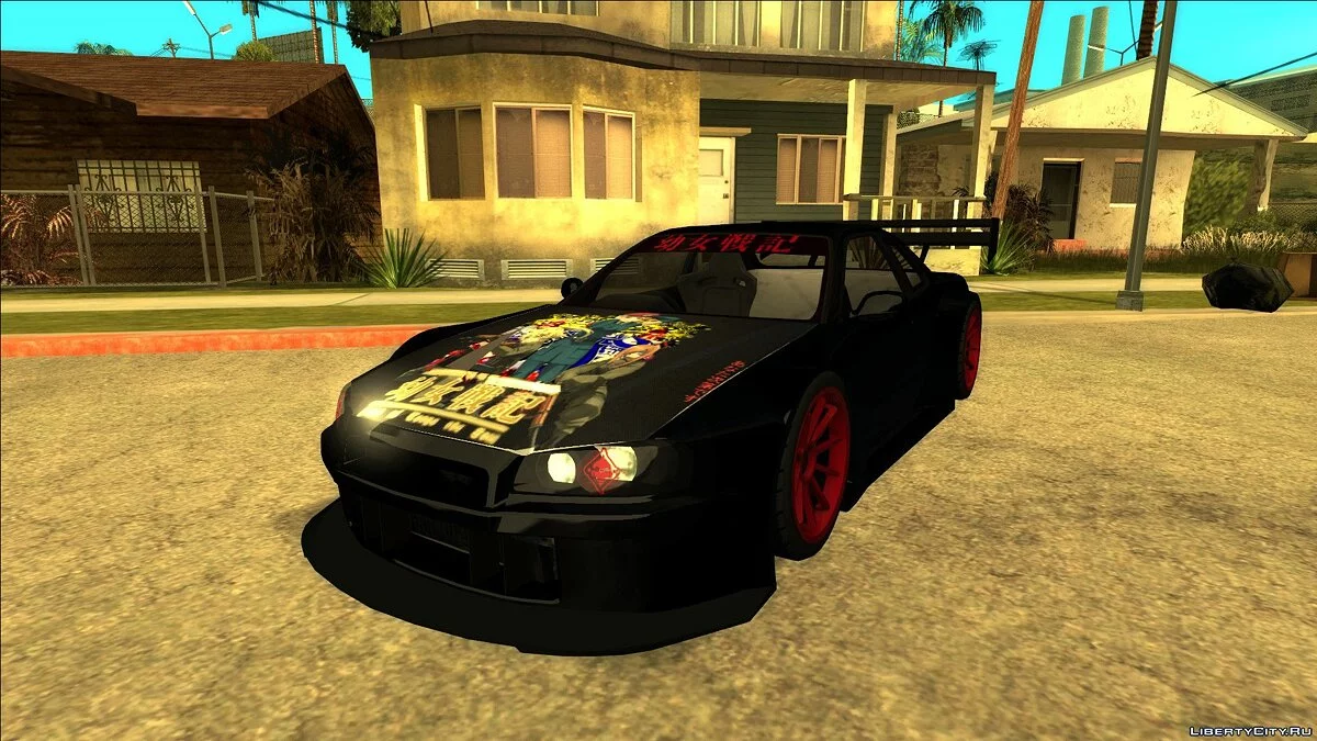 NISSAN SKYLINE GT-R Custom Youjo Senki / GTA San Andreas