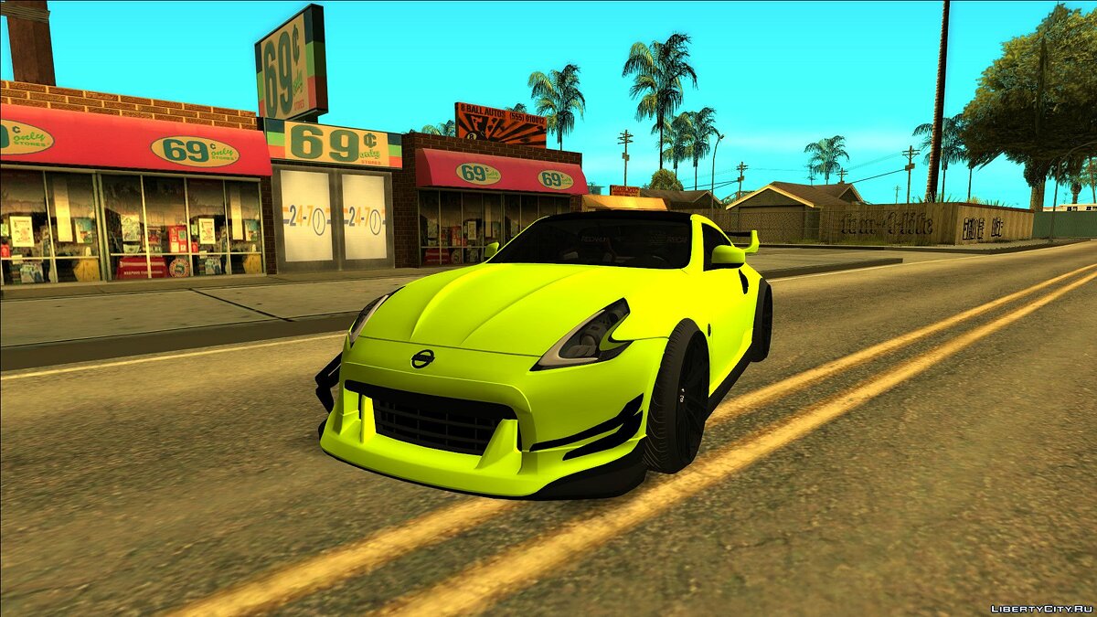 Скачать Nissan 370z + свои звуки для GTA San Andreas