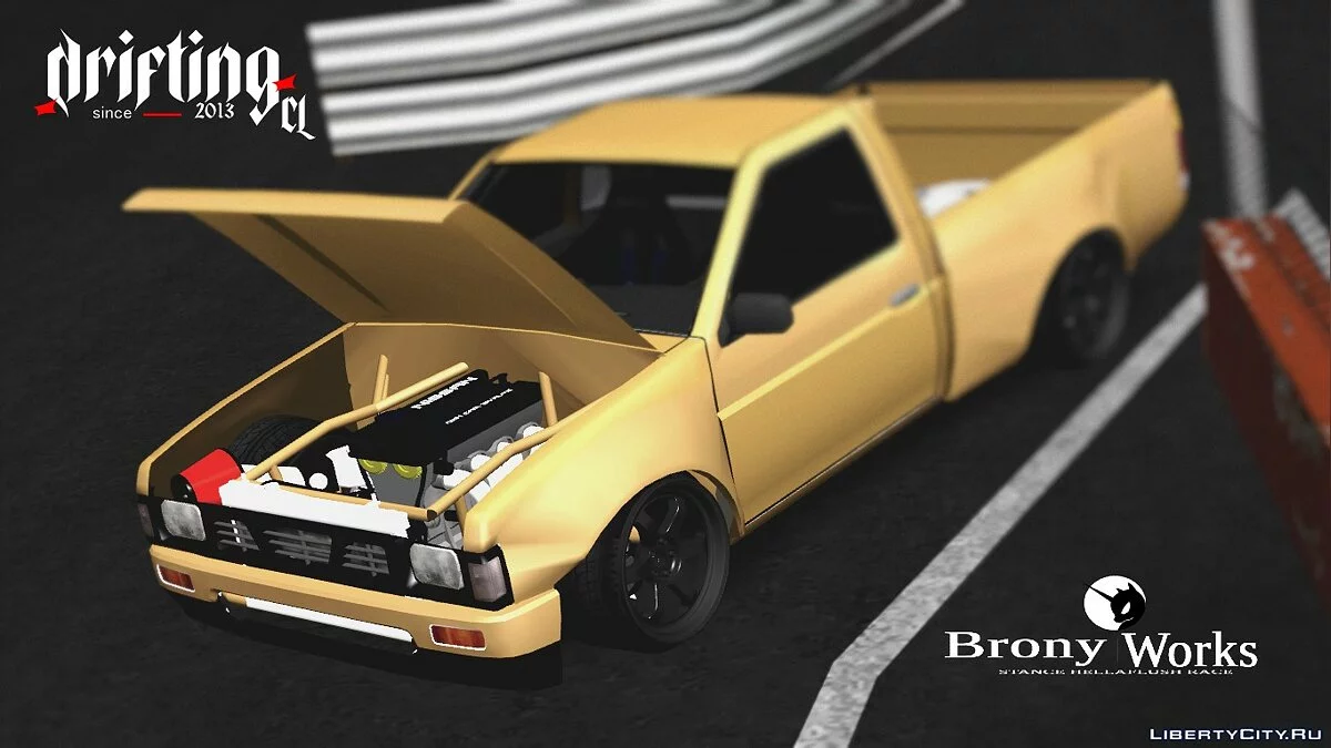 Nissan D21 Hardbody stanced / GTA San Andreas