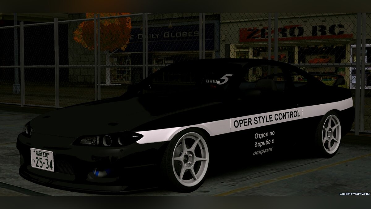 Скачать Nissan Silvia S15 + Oper Style Control для GTA San Andreas