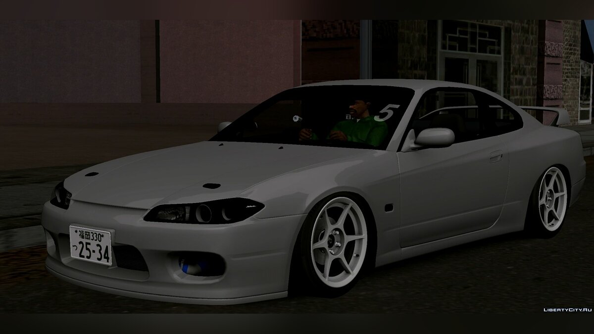 Скачать Nissan Silvia S15 + Oper Style Control для GTA San Andreas