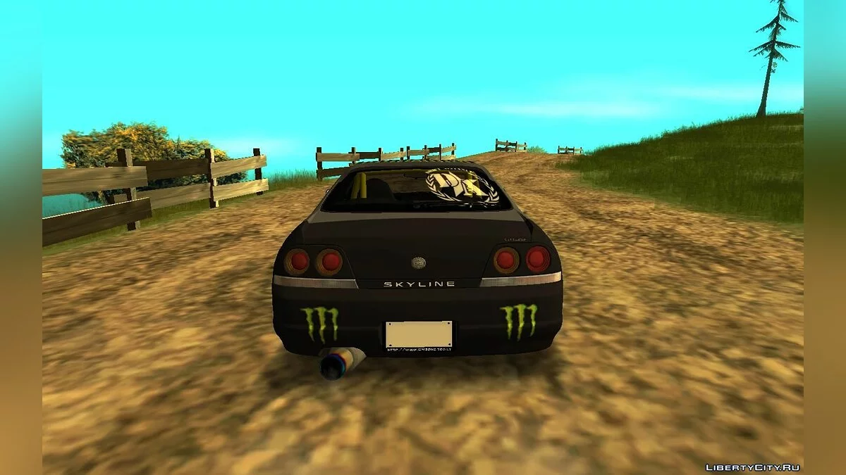 Nissan Skyline R33 Drift Monster Energy Falken / GTA San Andreas