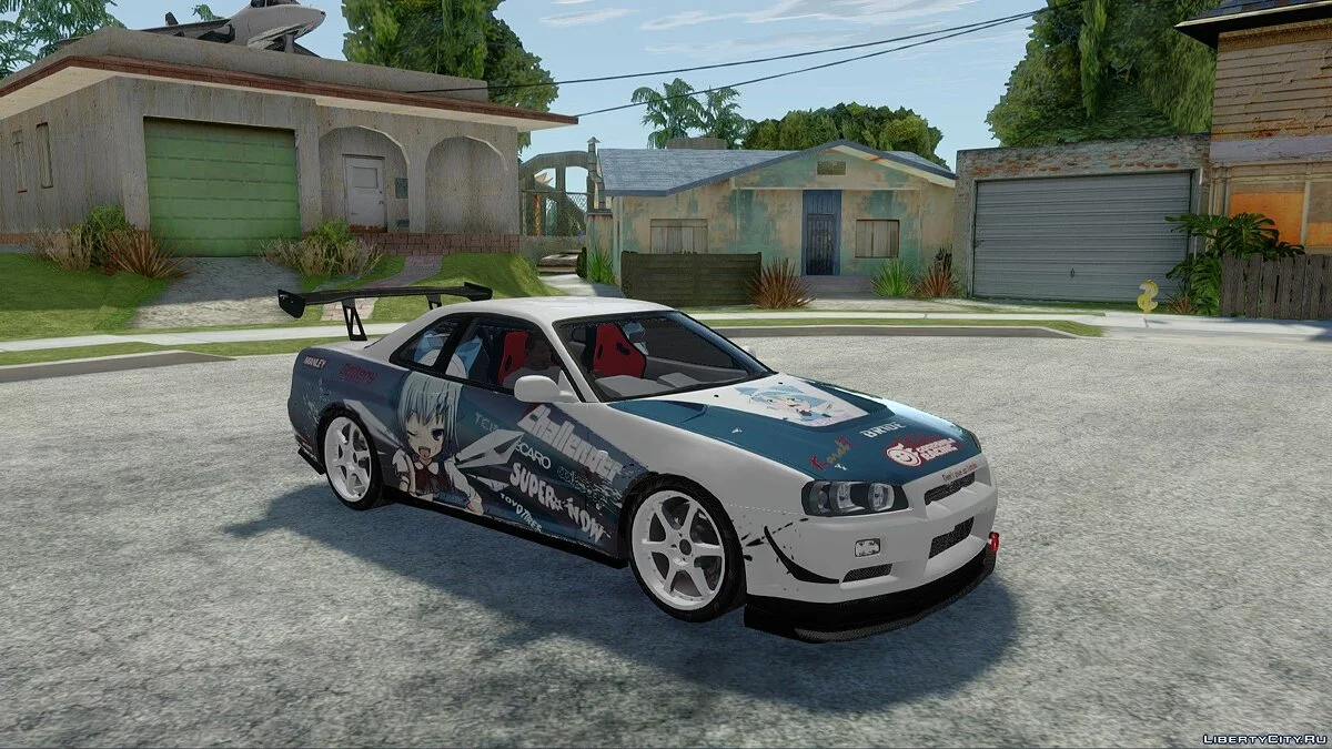 Nissan Skyline R34 Itasha / GTA San Andreas
