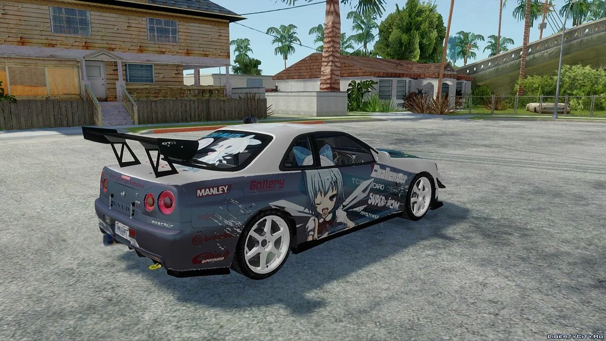 Nissan Skyline R34 Itasha / GTA San Andreas