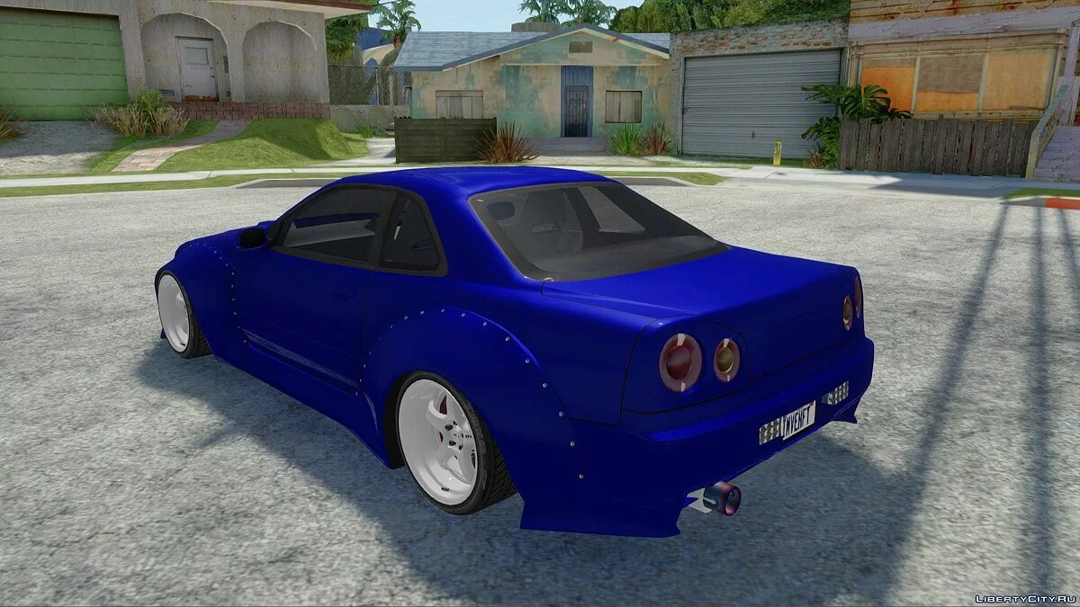 Nissan Skyline GT-R R34 Mk.X Widebody  / GTA San Andreas