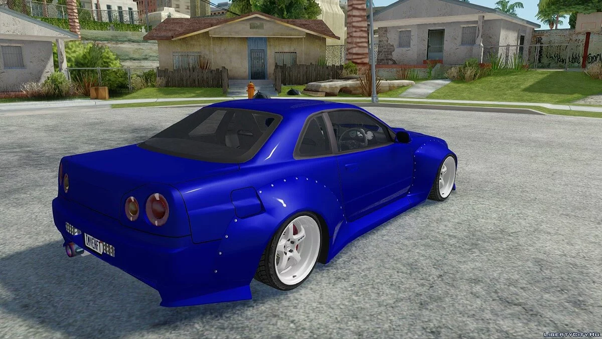 Nissan Skyline GT-R R34 Mk.X Widebody  / GTA San Andreas