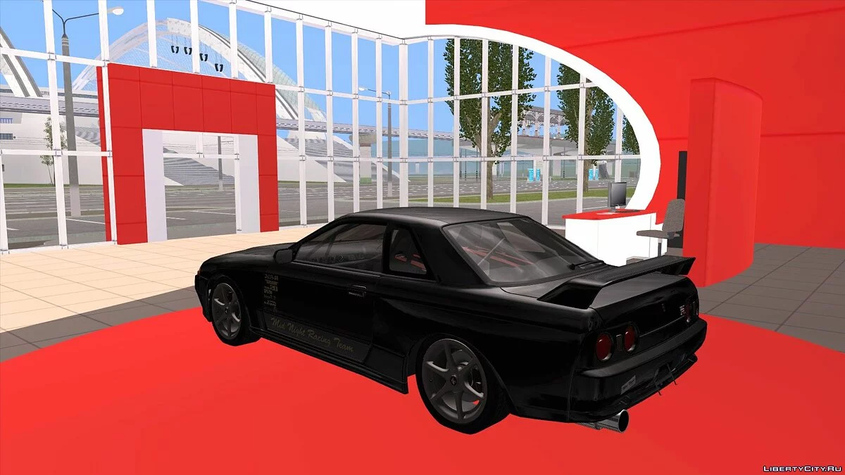 Nissan Skyline GT-R BNR32 TBK Black / GTA San Andreas
