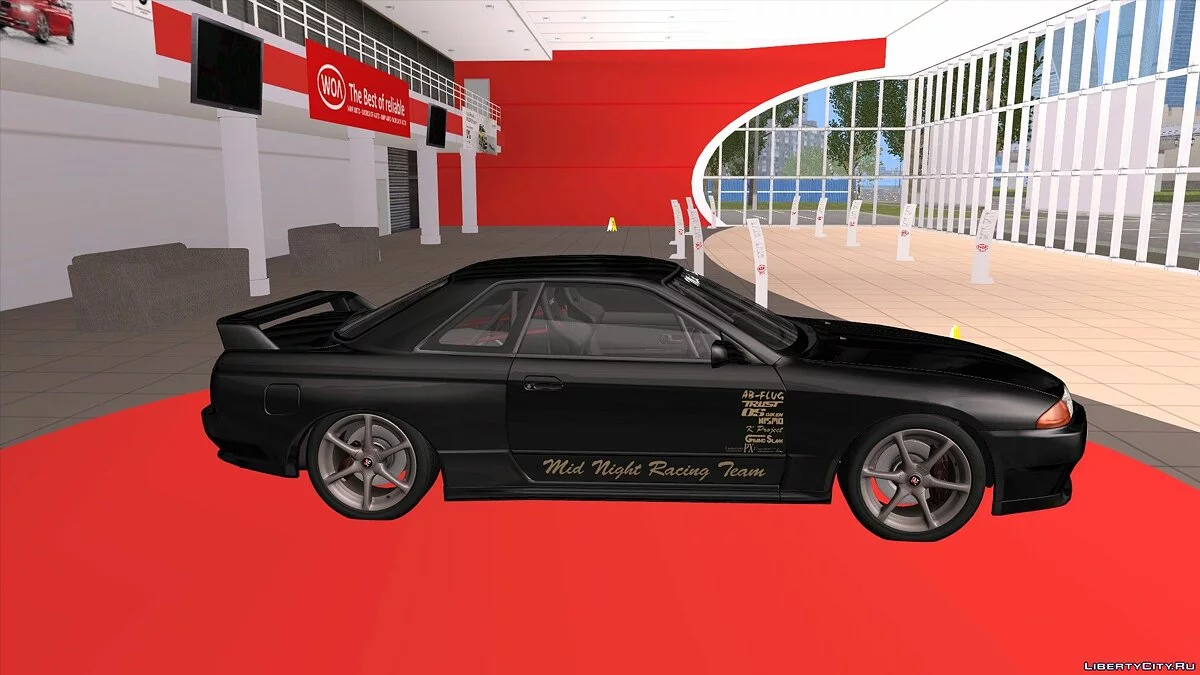 Nissan Skyline GT-R BNR32 TBK Black / GTA San Andreas