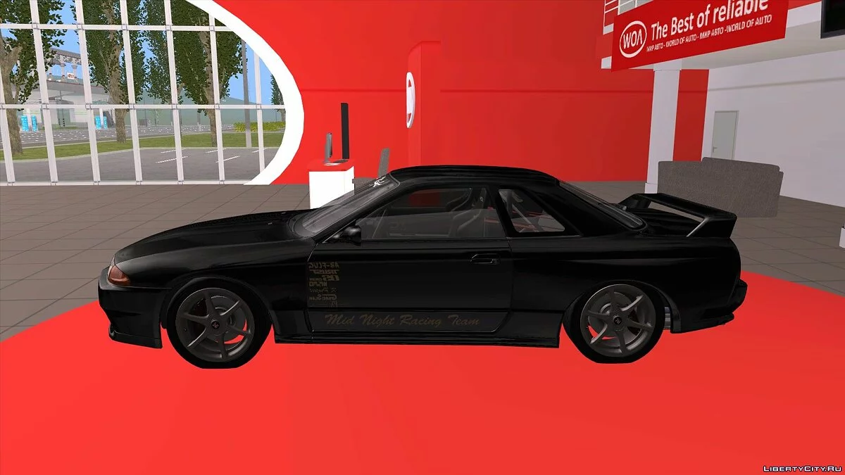 Nissan Skyline GT-R BNR32 TBK Black / GTA San Andreas