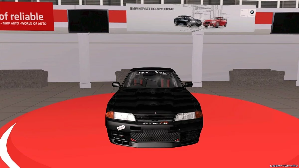 Nissan Skyline GT-R BNR32 TBK Black / GTA San Andreas