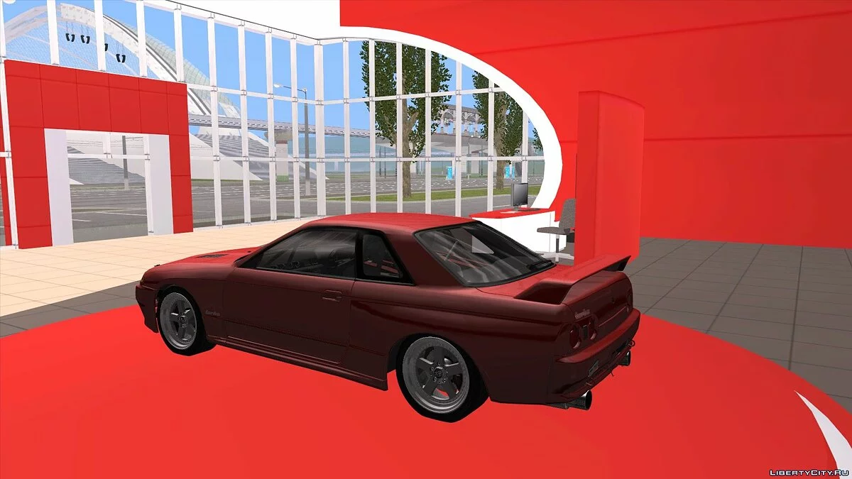 Nissan Skyline GT-R BNR32 TBK Red / GTA San Andreas