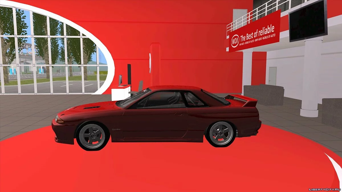 Nissan Skyline GT-R BNR32 TBK Red / GTA San Andreas