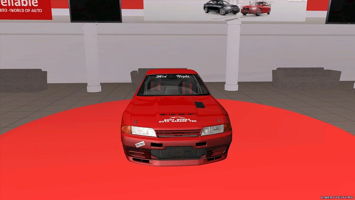 Nissan Skyline GT-R BNR32 TBK Red / GTA San Andreas