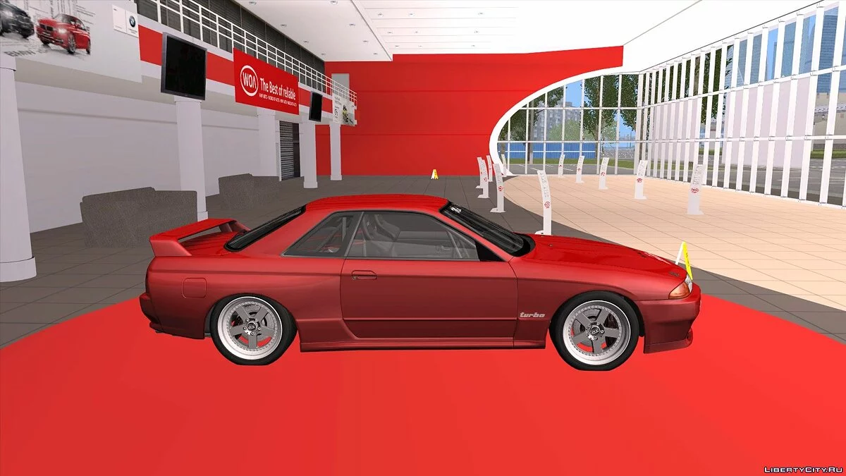 Nissan Skyline GT-R BNR32 TBK Red / GTA San Andreas