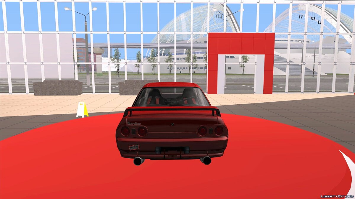 Скачать Nissan Skyline GT-R BNR32 TBK Red для GTA San Andreas