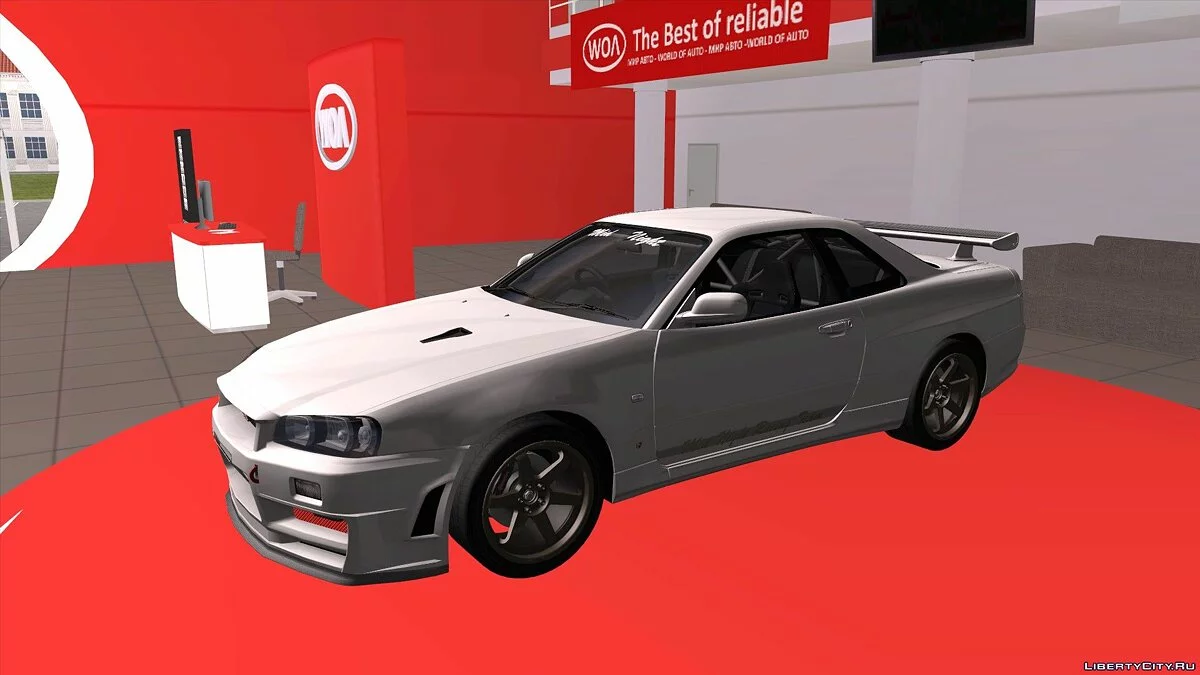 Nissan Skyline GT-R BNR34 Mid Night / GTA San Andreas