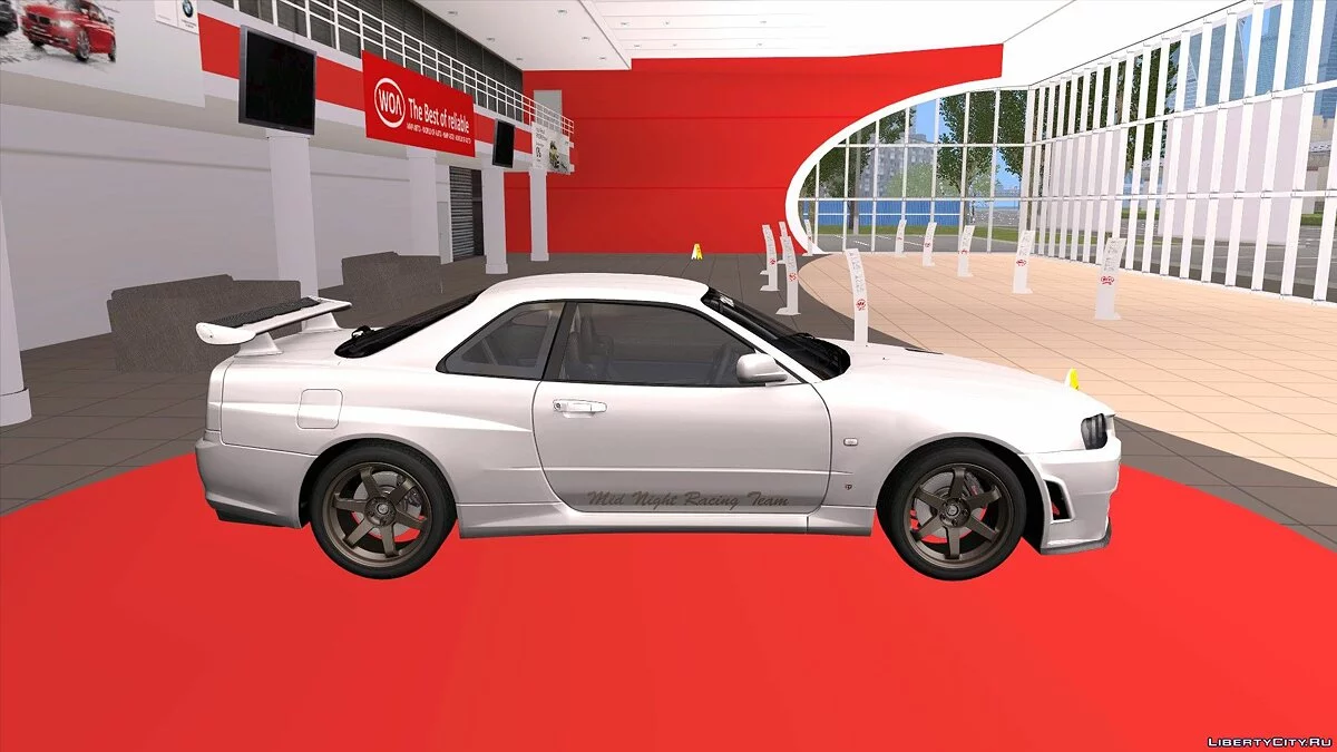 Nissan Skyline GT-R BNR34 Mid Night / GTA San Andreas