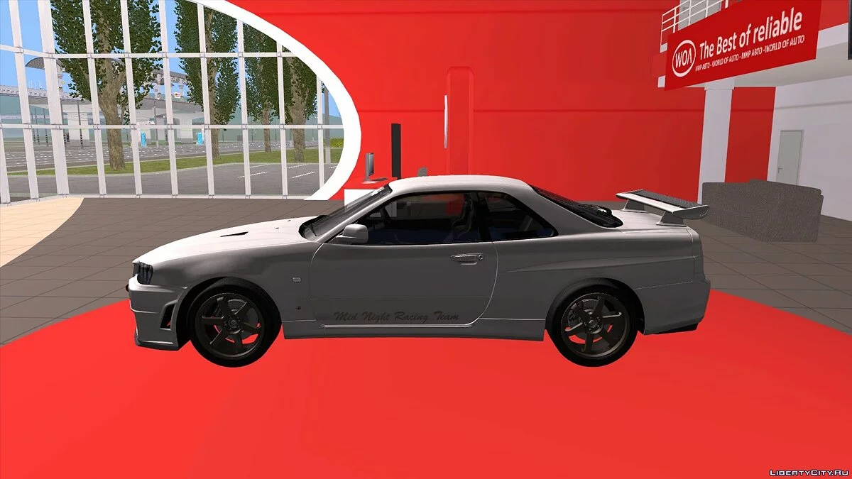 Nissan Skyline GT-R BNR34 Mid Night / GTA San Andreas