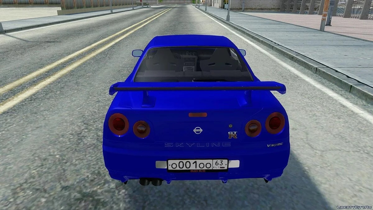 Nissan Skyline GTR-34 / GTA San Andreas