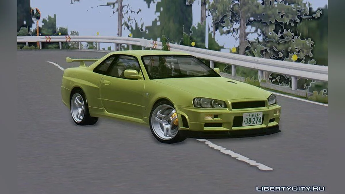 InitialD 4th Stage Hoshino Kozo Nissan Skyline BNR34 / GTA San Andreas