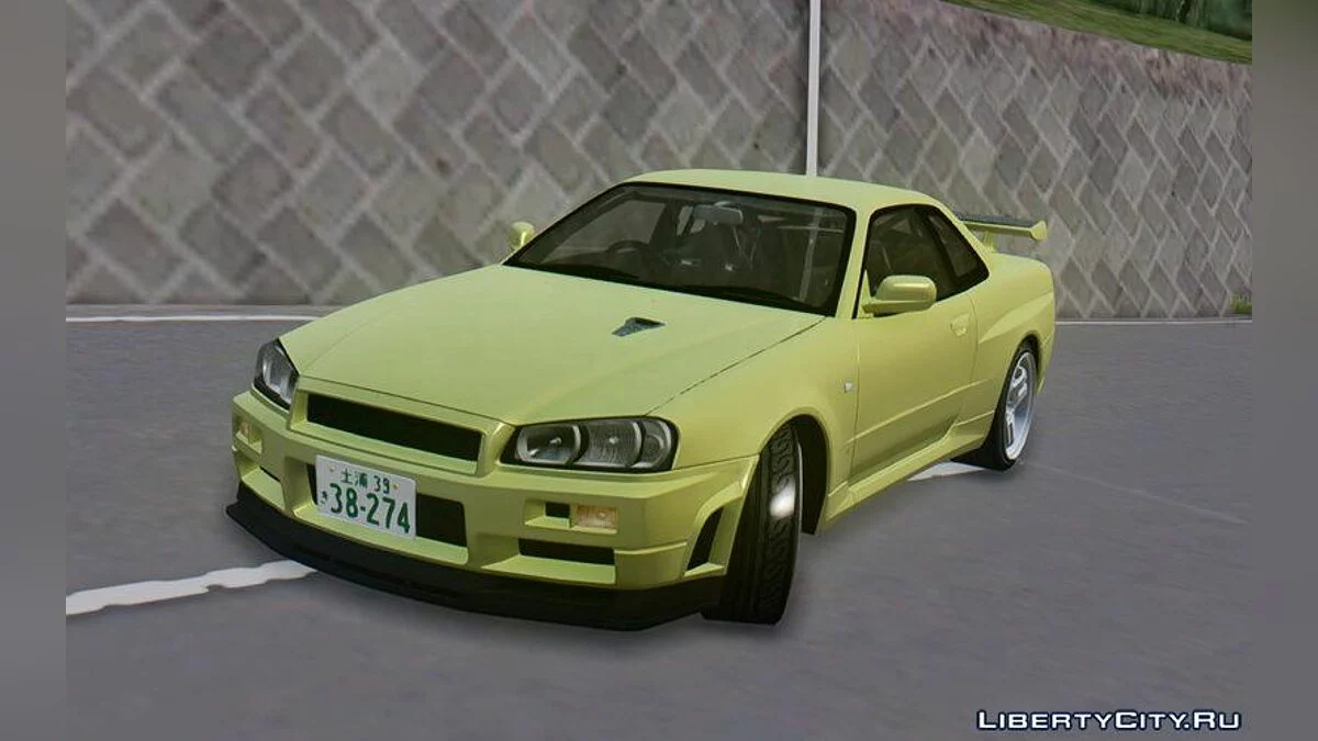 InitialD 4th Stage Hoshino Kozo Nissan Skyline BNR34 / GTA San Andreas