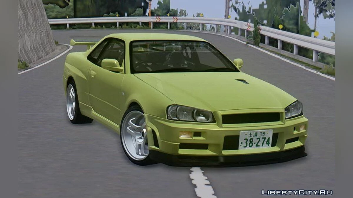 InitialD 4th Stage Hoshino Kozo Nissan Skyline BNR34 / GTA San Andreas