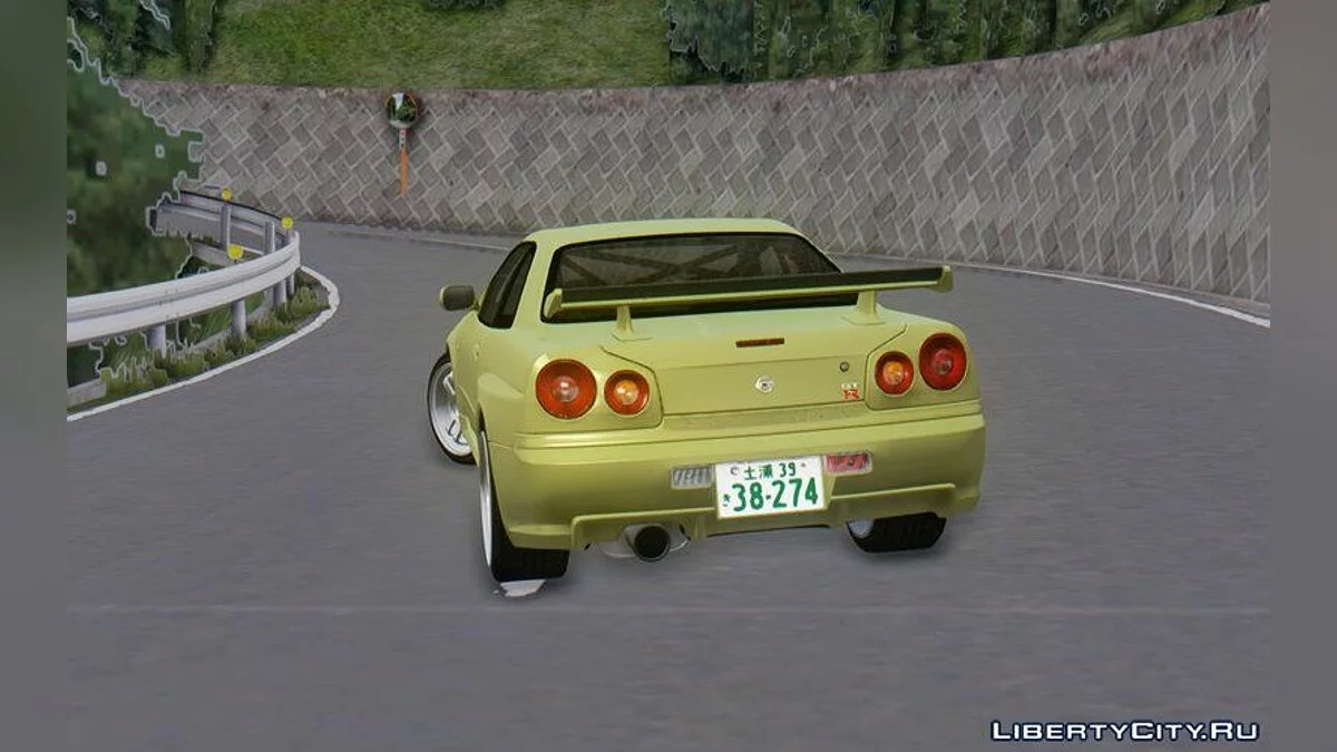 InitialD 4th Stage Hoshino Kozo Nissan Skyline BNR34 / GTA San Andreas