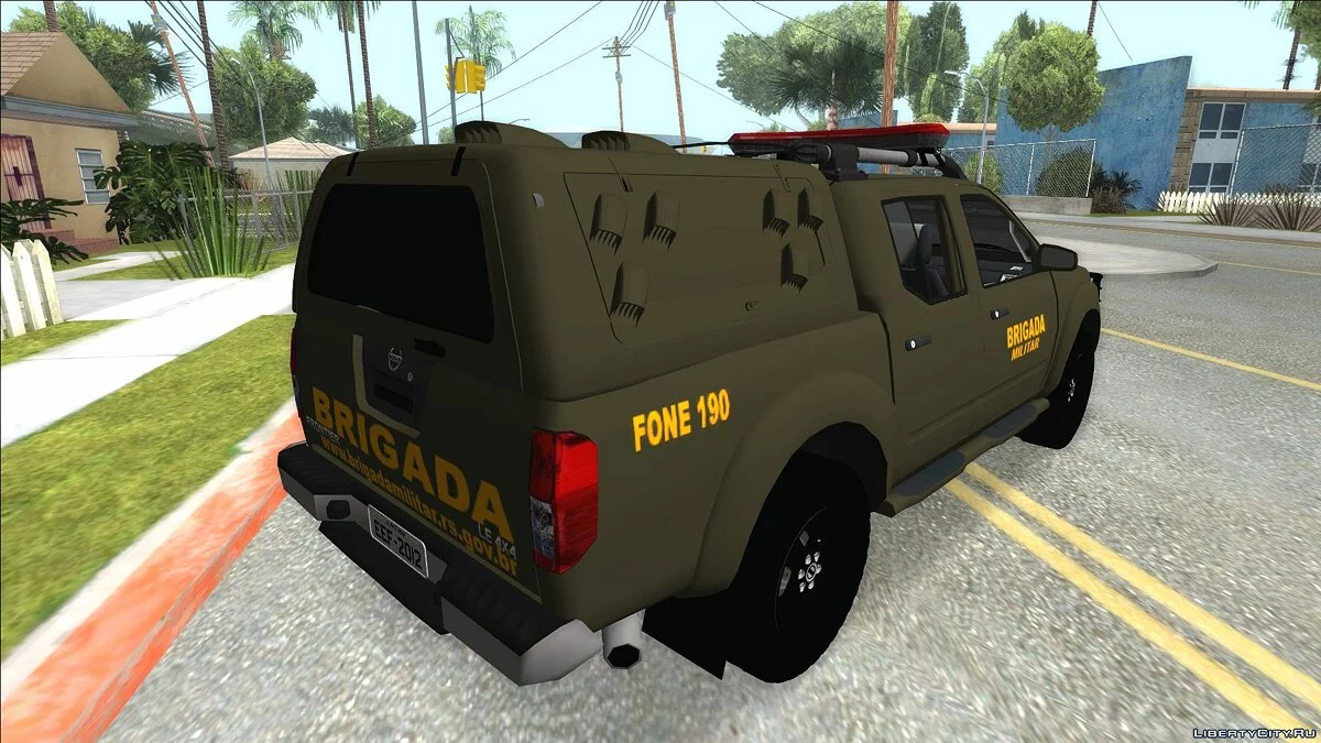 Nissan Frontier Brazilian Police (Verde) / GTA San Andreas