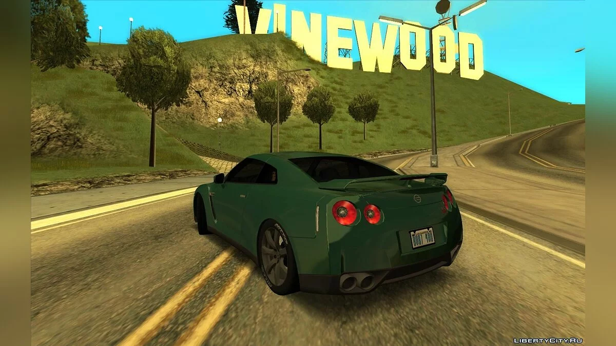 Nissan GT-R R35 / GTA San Andreas