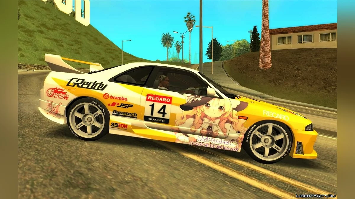 Nissan Skyline GT-R R33 Itasha  / GTA San Andreas
