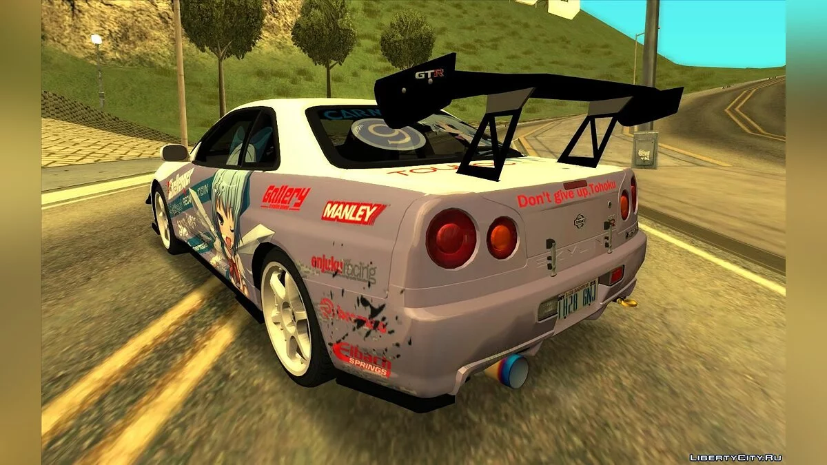 Nissan Skyline GT-R R34 Itasha  / GTA San Andreas