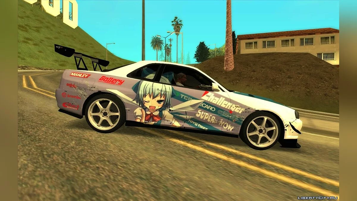 Nissan Skyline GT-R R34 Itasha  / GTA San Andreas