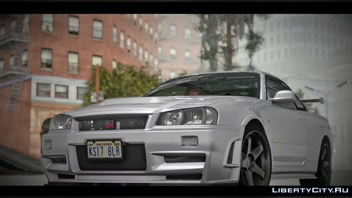 2002 Nissan Skyline GT-R Vspec II (BNR34) / GTA San Andreas