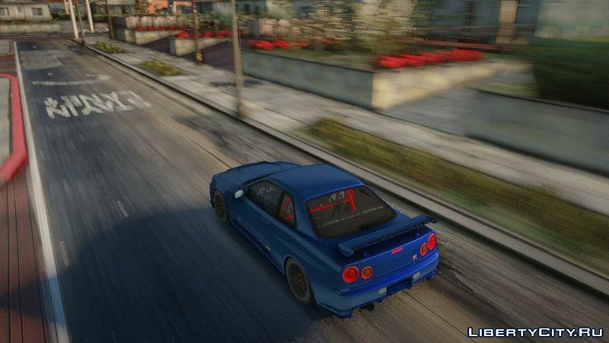 Скачать Nissan Skyline GTR 2002 для GTA San Andreas