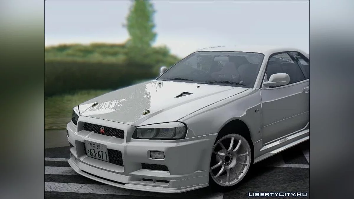 Nissan R34 Drift Star v1.0 / GTA San Andreas