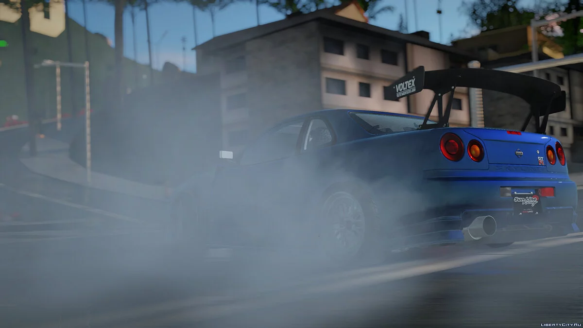 Nissan Skyline GTR R34 Sun Line / GTA San Andreas