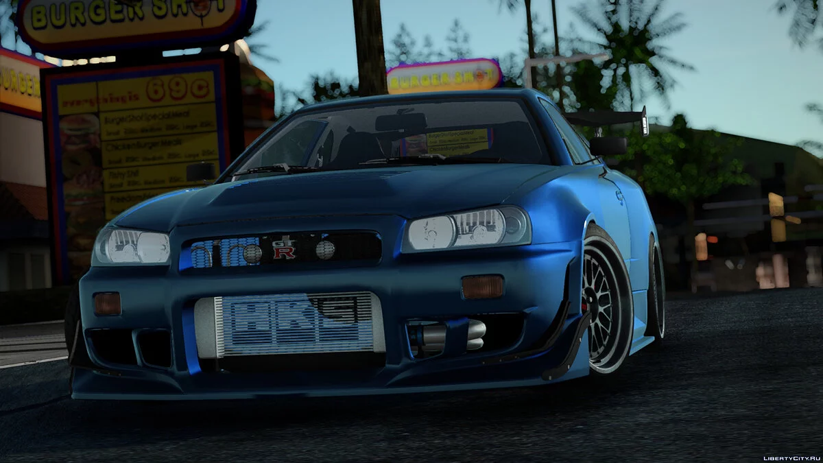 Nissan Skyline GTR R34 Sun Line / GTA San Andreas