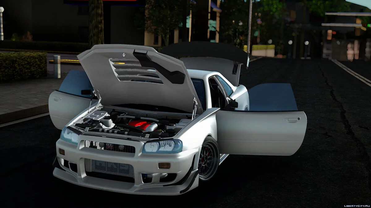 Nissan Skyline GTR R34 Sun Line / GTA San Andreas