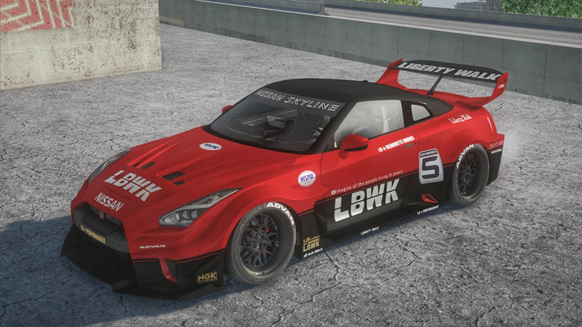 Nissan GTR R35 LB Silhouette Works / GTA San Andreas